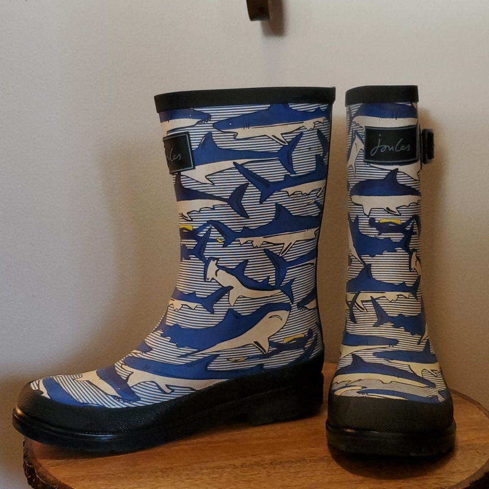 Boys Joules rain boots
